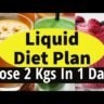 Liquid Diet Plan To Lose Weight Fast 2 Kg in 1 Day | Liquid Diet for Weight Loss | Eat more Lose more