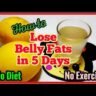 How to lose Belly Fat in 3 days Super Fast! NO DIET-NO EXERCISE/ Weight Loss Drink