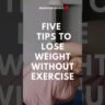 How to lose weight without exercise #shorts #viral