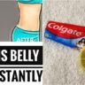 How to lose belly Fat fast|Toothpaste and Lemon | Lose belly Fat permanently|No Diet No Exercise|